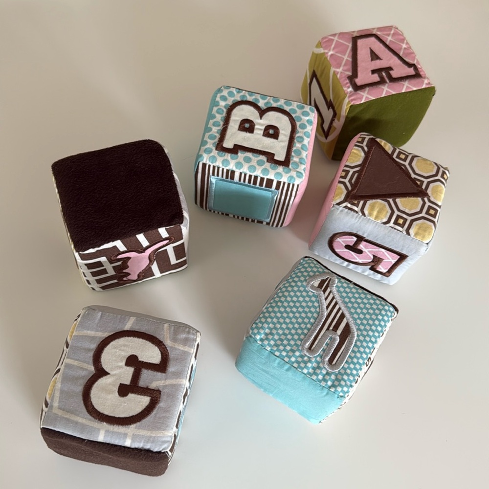 Dwell Plush Alphabet Blocks